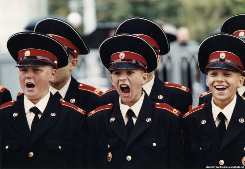 Кадеты российской армии, конец 1990-х.