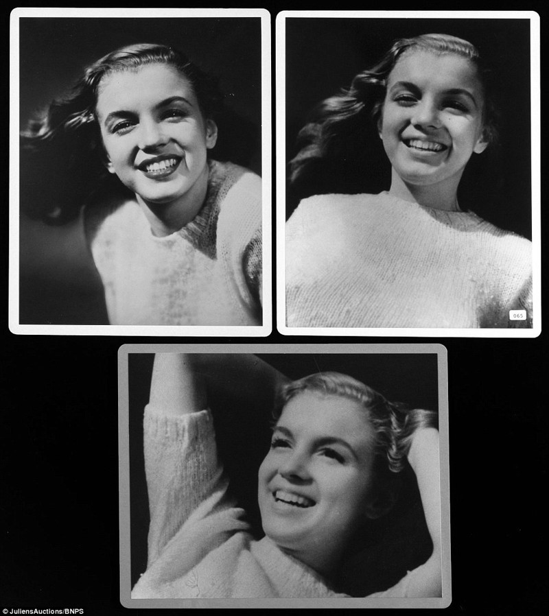 Первые фотографии еще Нормы Джин Бейкер, 1946 год