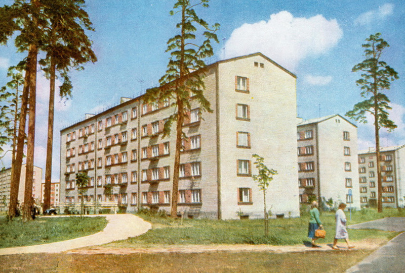 Новый квартал Риги 1965 г.