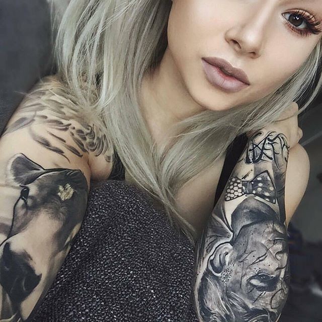 КРАСИВЫЕ ТАТУ ДЛЯ ДЕВУШЕК | Crazy Tattoo | Дзен