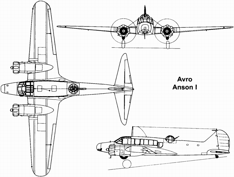 Самолет долгожитель Avro Anson