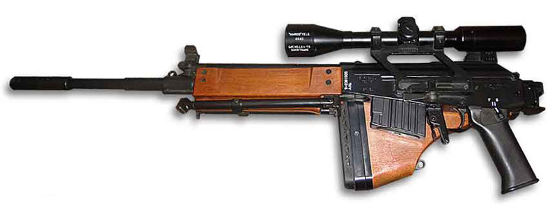 Снайперская винтовка GALATZ со сложеным прикладом