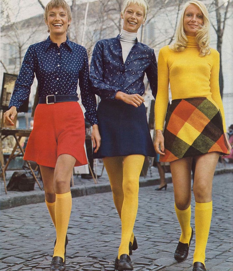 Модницы из 70-х, десятилетие свободы и эклектики