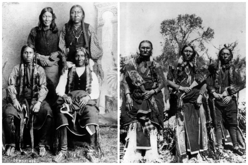 Мужчины племени, около 1890 года