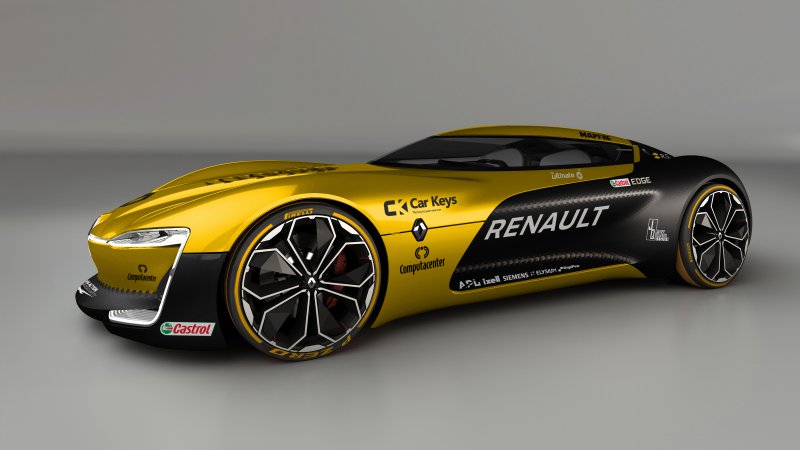 Renault Trezor в ливрее Renault Sport F1 Team