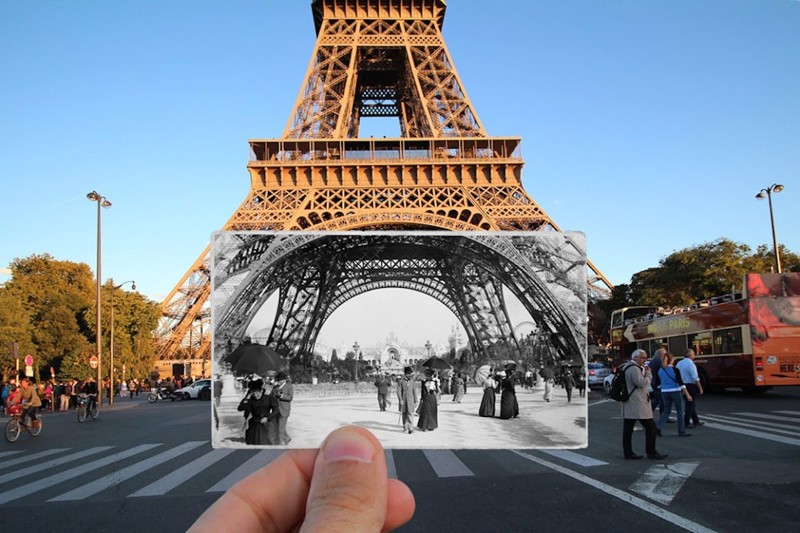 1900 г. Эйфелева башня