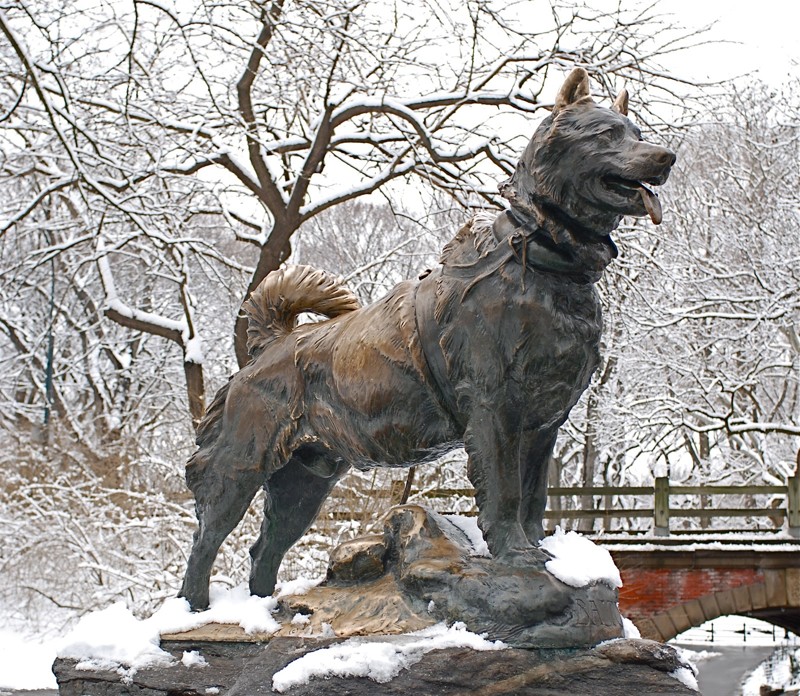 Памятник Балто, Центральный парк, Нью-Йорк, США