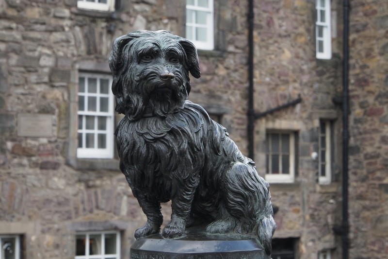Памятник Грейфраерс Бобби, Эдинбург, Великобритания