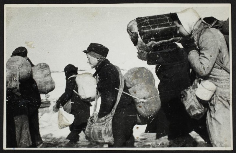 1940 - 1944. Зимняя депортация в лагерь