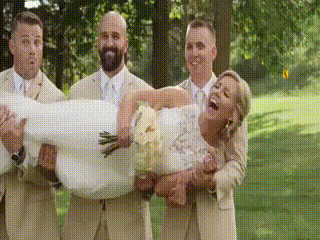 Теперь очередь жениха