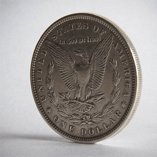 Кольцо из серебряного доллара Моргана