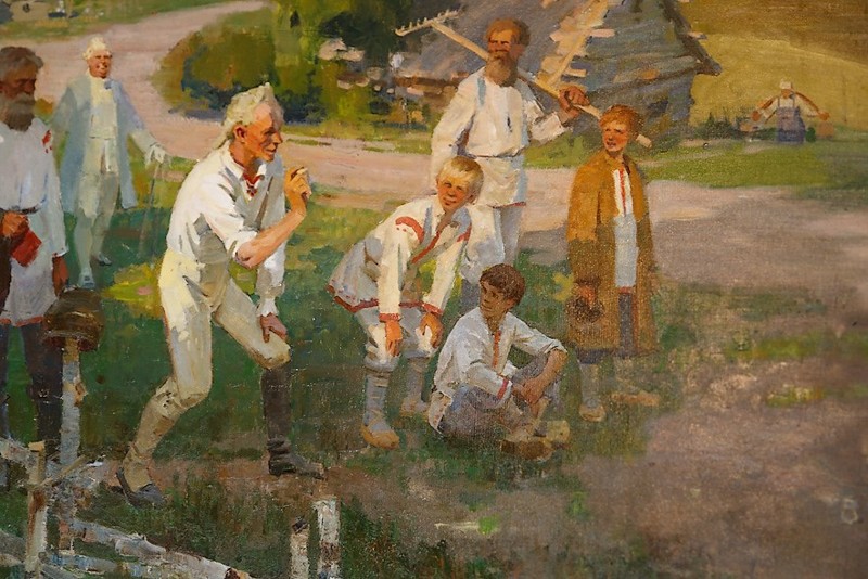 Часто Суворов играл в бабки с ребятишками. 