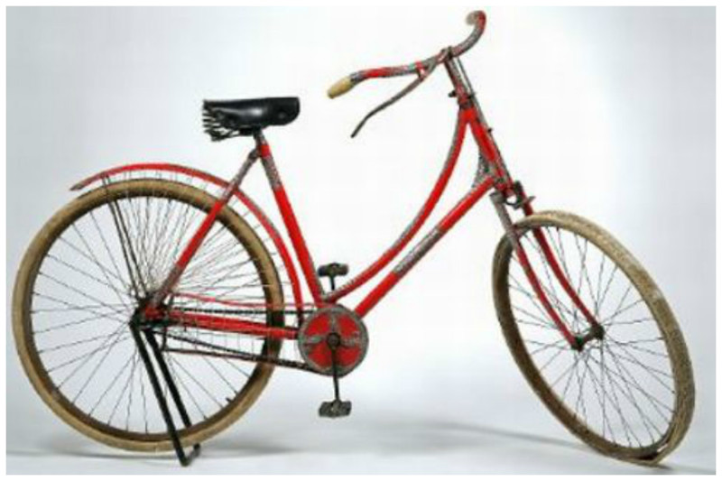 Раритетный антикварный велосипед 1890 года, который тоже можно купить и кататься Silver Mounted lady's bicycle от Тиффани (50.000 долларов)