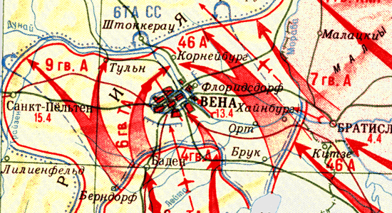 Взятие будапешта 1945 карта