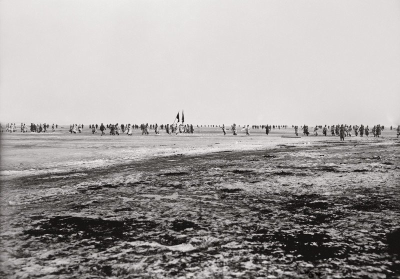 Наступление пехотных частей Красной армии по льду Финского залива во время подавления Кронштадтского мятежа. Кронштадт, Петроград, РСФСР, март 1921 года.