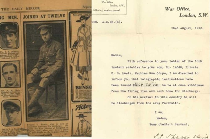 Самому молодому британскому солдату было 12 лет