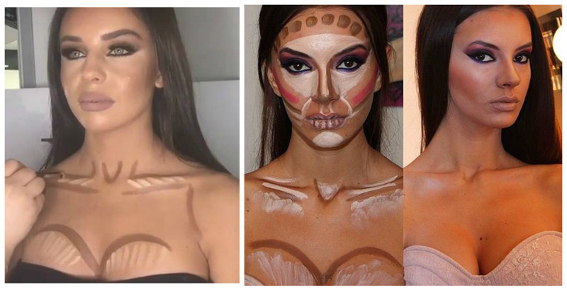 Про косметику уже говорено-переговорено - сила макияжа очень мощная. Но вы думаете косметику можно применять только на лице?