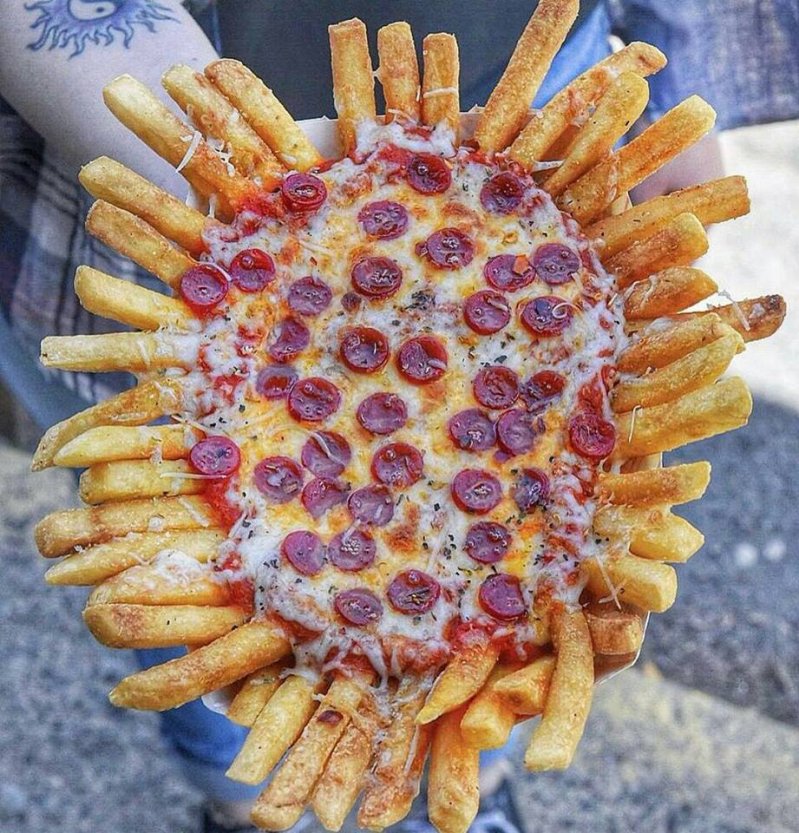 Пицца с картошкой фри 