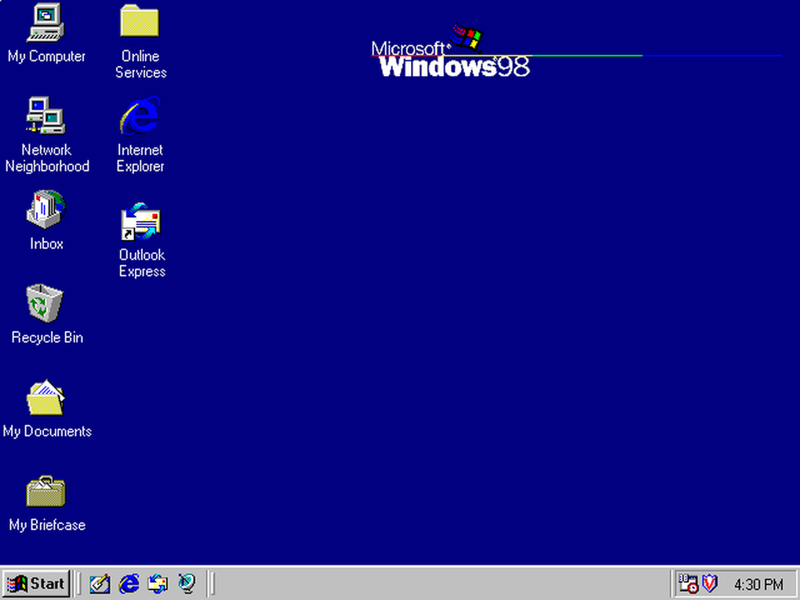 Эх, были времена... Windows 98. Как это было