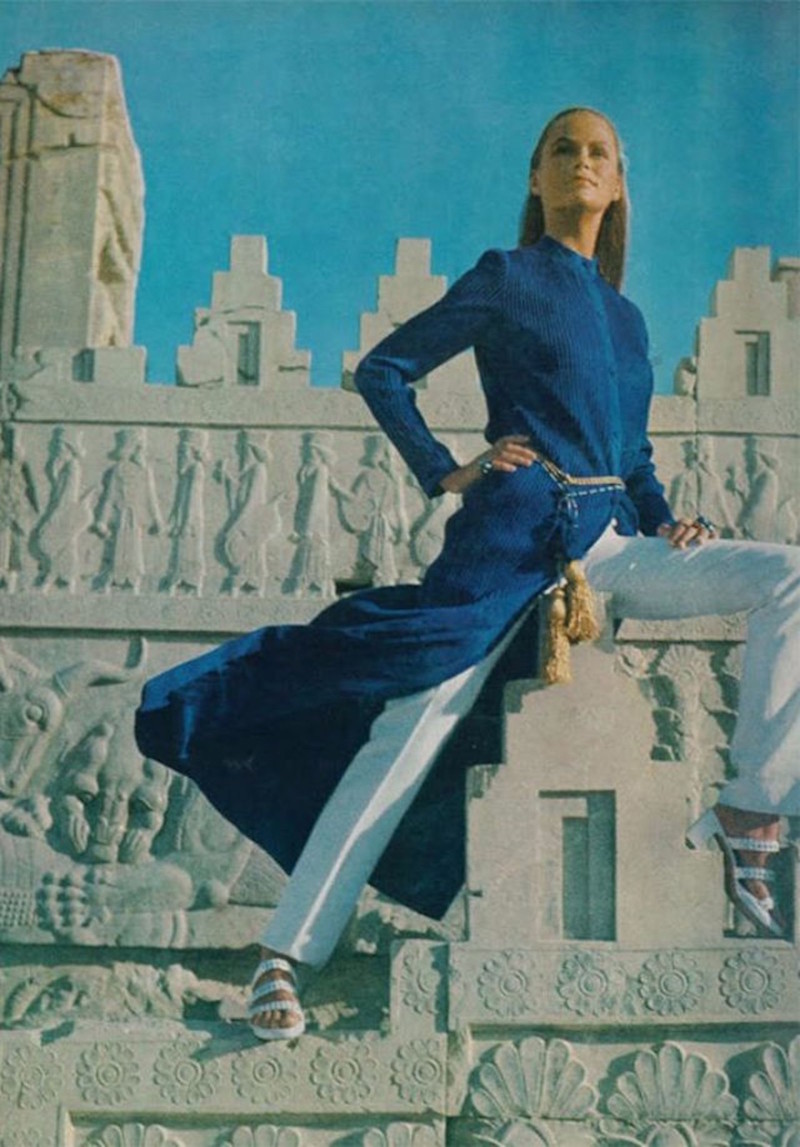 Лорен Хаттон 1970 Vogue