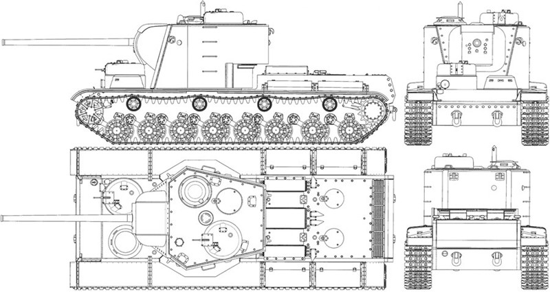 Эскизный проект танка КВ-5
