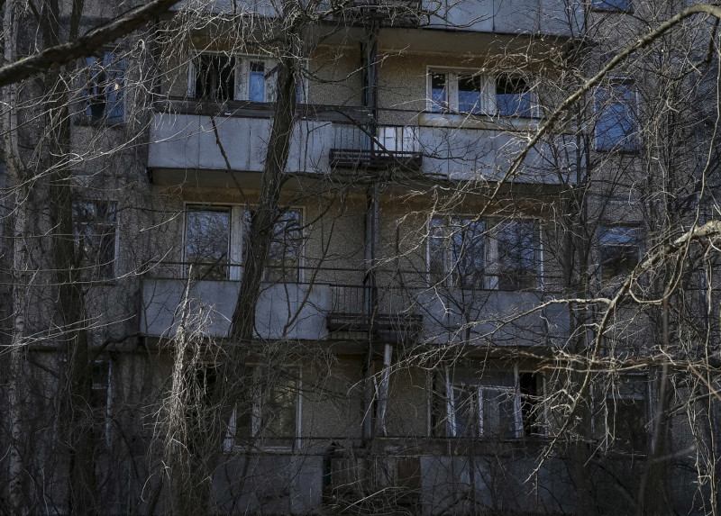 13. Бывшие жилые дома в Припяти