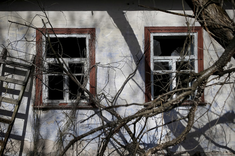 19. Заброшенный дом в селе Залесье около Чернобыльской АЭС