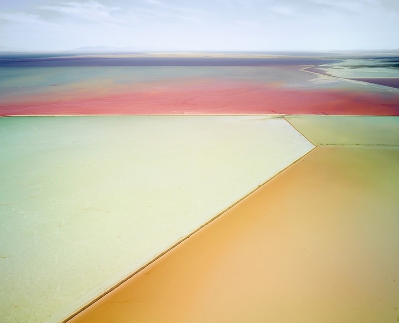 Соляные поля Австралии и Северной Америки с вертолета