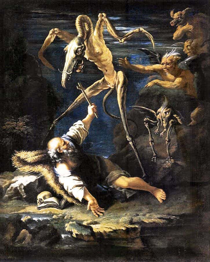 Сальватор Роза, "Искушение святого Антония", 1645 г.
