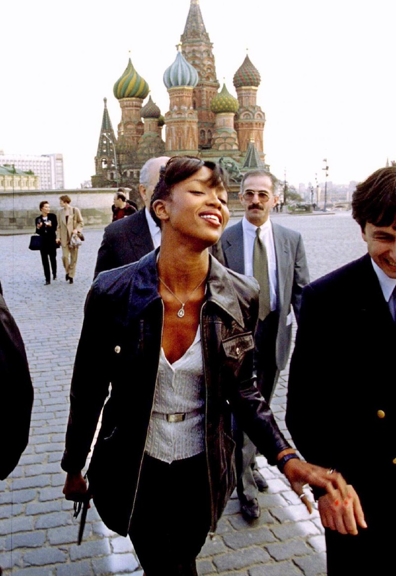 Наоми на Красной площади. 21 апреля 1995г.