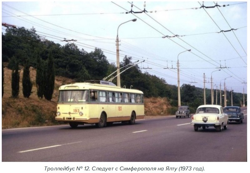 От Симферополя до Ялты: история крымского троллейбуса