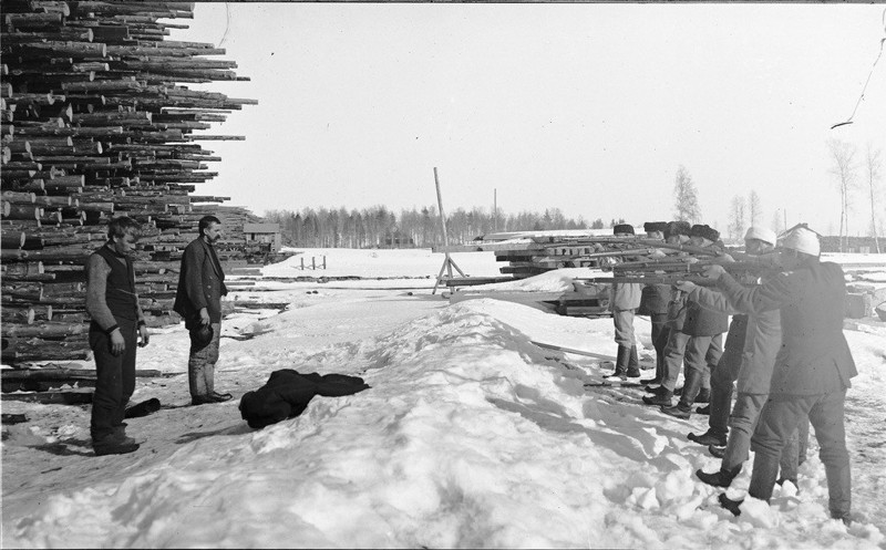  гражданская война в Финляндии, 1918 год.