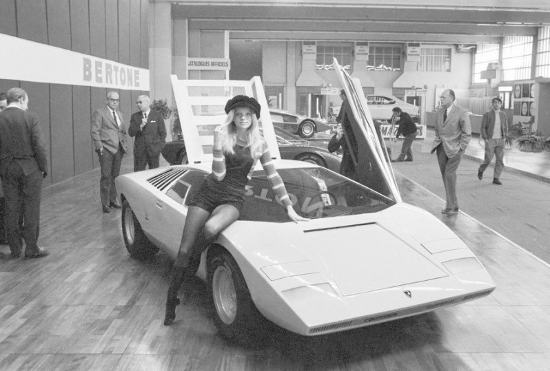 Женева, 1971. Lamborghini Countach Bertone.