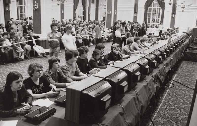 Чемпионат по игре Space Invaders, 1980 год.