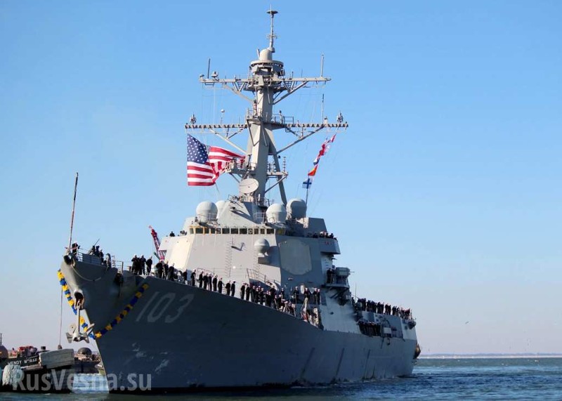 Подготовка химатаки в Сирии: Ракетный эсминец США вышел в море, а из морга в Идлибе исчезли тела 23
