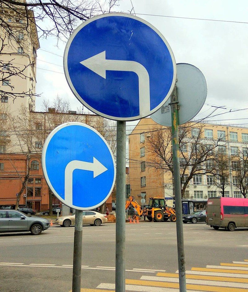 Этап седьмой - попытаться на полдсознательном уровне, как себя поведут участники дорожного движения, согласно установленным знакам