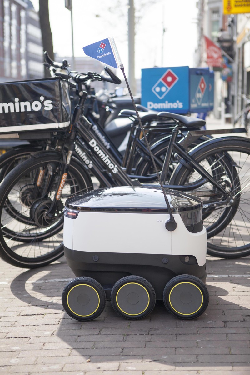Domino используют дронов для доставки пиццы в Европе
