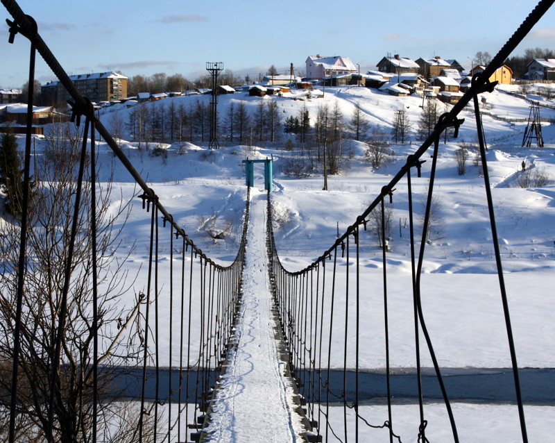 Висячие мосты из российской глубинки