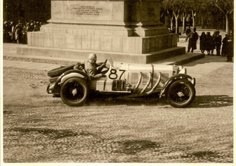 Милле Милья 1931. Mercedes SSKL