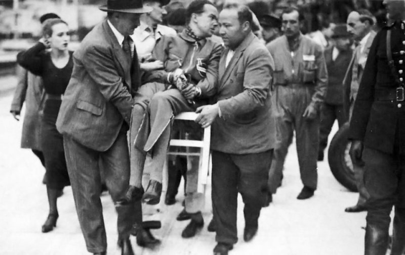 После аварии в Монако 1933