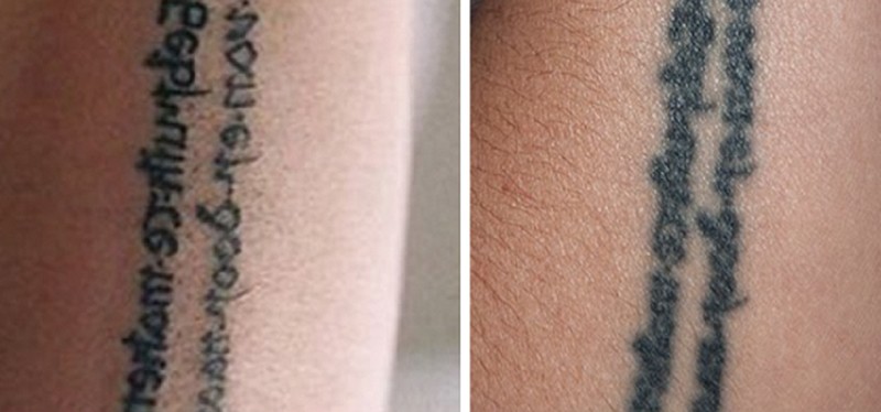 Как стареют татуировки