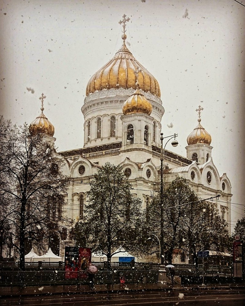 Майский снег в Москве - фото из соцсетей