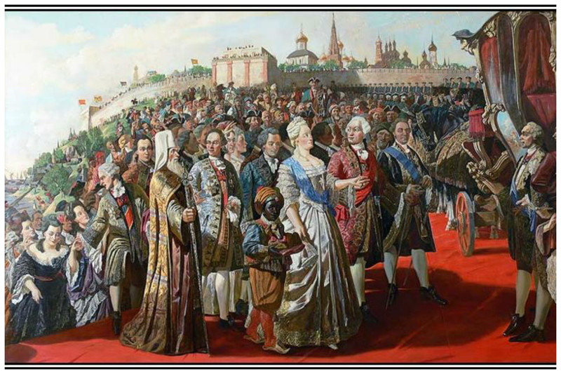 Путешествие Екатерины из Санкт-Петербурга в Крым и обратно началось в январе 1787 года и  продолжалось шесть месяцев.