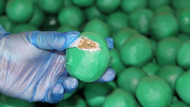 1790 кг марихуаны спрятали внутри поддельных плодов лайма 