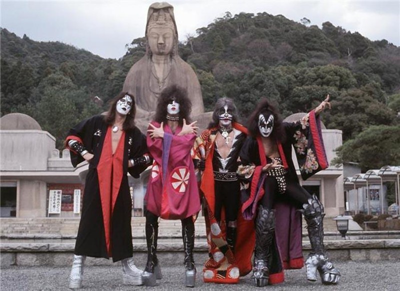 Kiss, Киото, Япония, 1977.