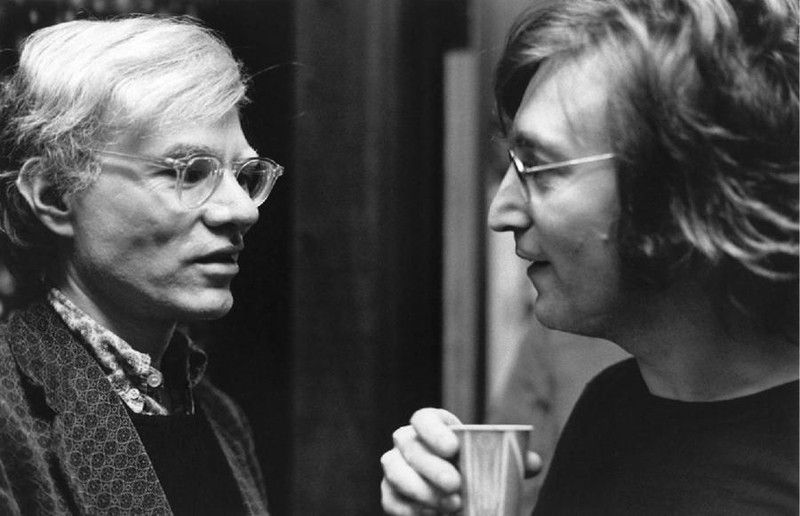 Джон Леннон и Энди Уорхол, 1972.