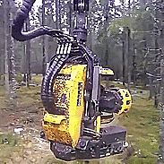 Автоматическая валка леса