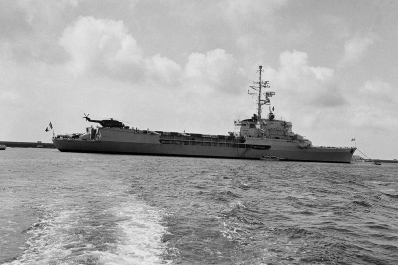 Крейсер, когда он состоял на вооружении французского военно-морского флота в 1963 году: