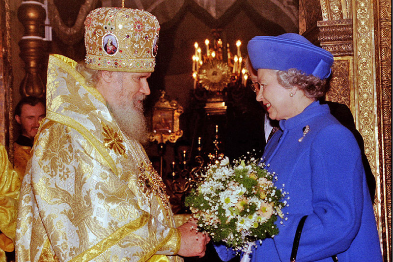 Встреча с Алексием II, 1994 год, Успенский собор, Москва. Патриарх Московский и всея Руси