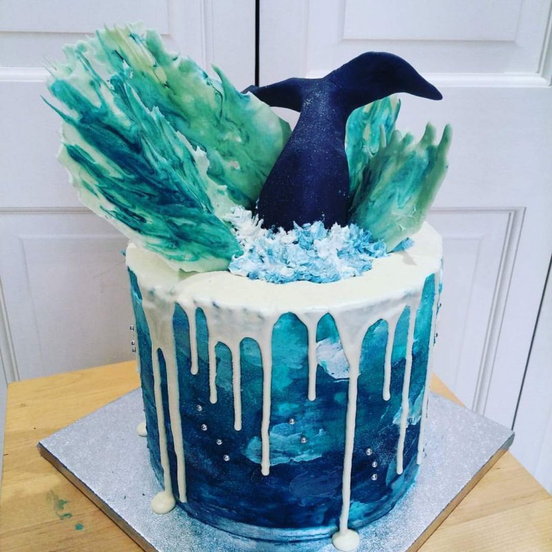 Торт с китом 
